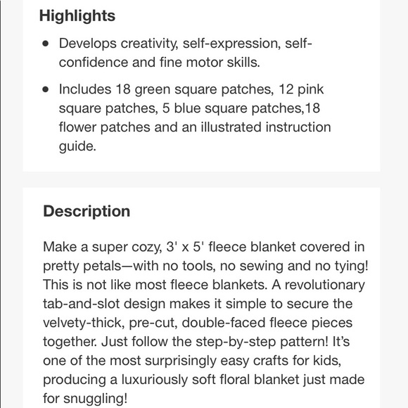 Make Your Own FLEECE FLOWER BLANKET --- No sewing required ! - Picture 9 of 10